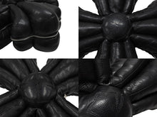画像をギャラリービューアに読み込む, 極美品 CHROME HEARTS クロムハーツ 3D CH PLUS PILLOW LEATHER 3D CHプラス レザークッション ブラック シルバー925 中古 4b008089