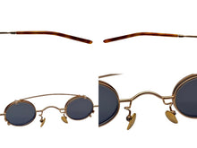 画像をギャラリービューアに読み込む, 極美品 FUJIYAMA MEGANE 富士山眼鏡 サングラス FJG0010 ゴールド ブラウン サイズ33◻︎50 中古 4b008092
