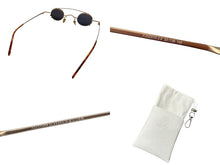 画像をギャラリービューアに読み込む, 極美品 FUJIYAMA MEGANE 富士山眼鏡 サングラス FJG0010 ゴールド ブラウン サイズ33◻︎50 中古 4b008092