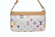 画像をギャラリービューアに読み込む, 極美品 LOUIS VUITTON ルイヴィトン ポシェット アクセソワール アクセサリーポーチ M92649 モノグラム マルチカラー 村上隆 中古 4b008099