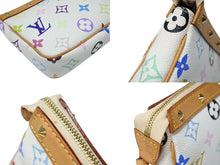 画像をギャラリービューアに読み込む, 極美品 LOUIS VUITTON ルイヴィトン ポシェット アクセソワール アクセサリーポーチ M92649 モノグラム マルチカラー 村上隆 中古 4b008099