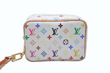 画像をギャラリービューアに読み込む, 極美品 LOUIS VUITTON ルイヴィトン トゥルース ワピティ ポーチ M58033 モノグラム マルチカラー ホワイト 村上隆 中古 4b008102