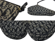 Load image into Gallery viewer, CHRISTIAN DIOR クリスチャンディオール サドルポーチ ワンショルダーバッグ MC 0052 トロッター ブラック ガリアーノ期 美品 中古 4b008104