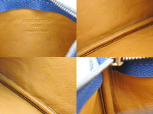 画像をギャラリービューアに読み込む, LOUIS VUITTON ルイヴィトン ポシェット クレ コインケース M95343 モノグラム デニム ブルー 良品 中古 4b008105