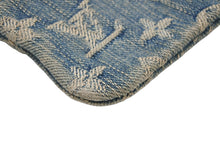 画像をギャラリービューアに読み込む, LOUIS VUITTON ルイヴィトン ポシェット クレ コインケース M95343 モノグラム デニム ブルー 良品 中古 4b008105