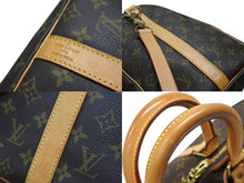 画像をギャラリービューアに読み込む, LOUIS VUITTON ルイヴィトン キーポル バンドリエール45 ボストンバッグ M41418 モノグラム ブラウン ゴールド金具 美品 中古 4b008106