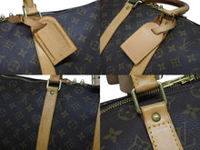 画像をギャラリービューアに読み込む, LOUIS VUITTON ルイヴィトン キーポル バンドリエール45 ボストンバッグ M41418 モノグラム ブラウン ゴールド金具 美品 中古 4b008106