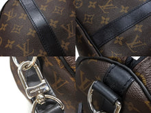 画像をギャラリービューアに読み込む, LOUIS VUITTON ルイヴィトン キーポル バンドリエール45 ボストンバッグ M56711 モノグラムマカサーブラウン 美品 中古 4b008107
