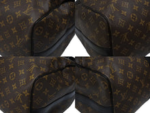 画像をギャラリービューアに読み込む, LOUIS VUITTON ルイヴィトン キーポル バンドリエール45 ボストンバッグ M56711 モノグラムマカサーブラウン 美品 中古 4b008107