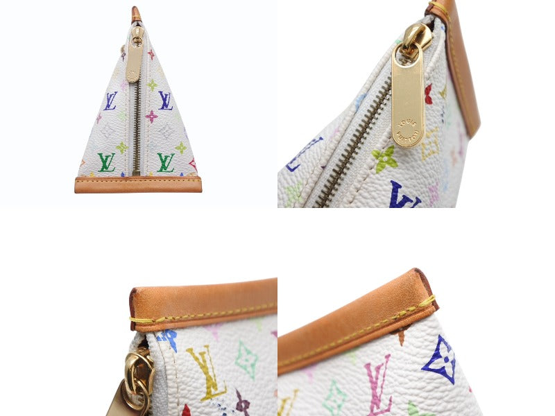 LOUIS VUITTON ルイヴィトン コインケース ベルランゴ モノグラム マルチカラー M58028 ゴールド金具 美品 中古 4b008110