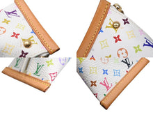 画像をギャラリービューアに読み込む, LOUIS VUITTON ルイヴィトン コインケース ベルランゴ モノグラム マルチカラー M58028 ゴールド金具 美品 中古 4b008110