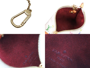 LOUIS VUITTON Coin Case Berlingo Monogram Multicolor M58028 Gold Hardware Good Condition Used 4b008110