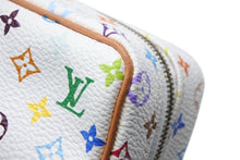 画像をギャラリービューアに読み込む, 極美品 LOUIS VUITTON ルイヴィトン トゥルース ワピティ ポーチ M58033 モノグラム マルチカラー ホワイト 村上隆 中古 4b008111