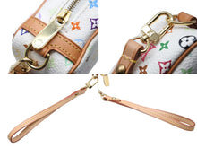 画像をギャラリービューアに読み込む, 極美品 LOUIS VUITTON ルイヴィトン トゥルース ワピティ ポーチ M58033 モノグラム マルチカラー ホワイト 村上隆 中古 4b008111