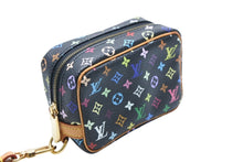 画像をギャラリービューアに読み込む, 極美品 LOUIS VUITTON ルイヴィトン ポーチ トゥルース ワピティ ポーチ M58034 モノグラム マルチカラー ブラック 村上隆 中古 4b008113