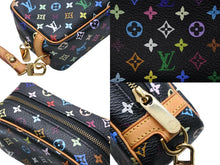 画像をギャラリービューアに読み込む, 極美品 LOUIS VUITTON ルイヴィトン ポーチ トゥルース ワピティ ポーチ M58034 モノグラム マルチカラー ブラック 村上隆 中古 4b008113