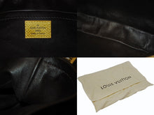 画像をギャラリービューアに読み込む, LOUIS VUITTON ルイヴィトン モノグラム トロンプイユ トロカデロ ショルダーバッグ ブラウン イエロー ベルベット 美品 中古 4b008117