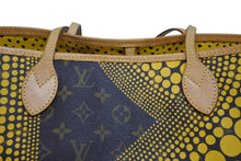 Load image into Gallery viewer, 極美品 LOUIS VUITTON ルイヴィトン トートバッグ モノグラム ネヴァーフルMM ヤヨイクサマ 草間彌生 M40685 イエロー 中古 4b008118