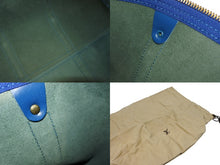 画像をギャラリービューアに読み込む, LOUIS VUITTON ルイヴィトン ボストンバッグ エピ M42965 キーポル50 keepall ブルー レザー PVC 美品 中古 4b008122