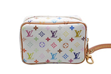 画像をギャラリービューアに読み込む, LOUIS VUITTON ルイヴィトン トゥルース ワピティ ポーチ M58033 モノグラム マルチカラー ホワイト 村上隆 美品 中古 4b008125