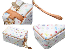 画像をギャラリービューアに読み込む, LOUIS VUITTON ルイヴィトン トゥルース ワピティ ポーチ M58033 モノグラム マルチカラー ホワイト 村上隆 美品 中古 4b008125