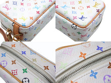 画像をギャラリービューアに読み込む, LOUIS VUITTON ルイヴィトン トゥルース ワピティ ポーチ M58033 モノグラム マルチカラー ホワイト 村上隆 美品 中古 4b008125