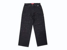 画像をギャラリービューアに読み込む, 新品未使用 Supreme×b.b. Simon シュプリーム×ビービーサイモン Studded Double Knee Painter Pant ブラック コットン 32 4b008128
