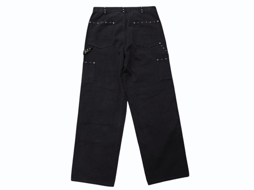 新品未使用 Supreme×b.b. Simon シュプリーム×ビービーサイモン Studded Double Knee Painter Pant ブラック コットン 32 4b008128