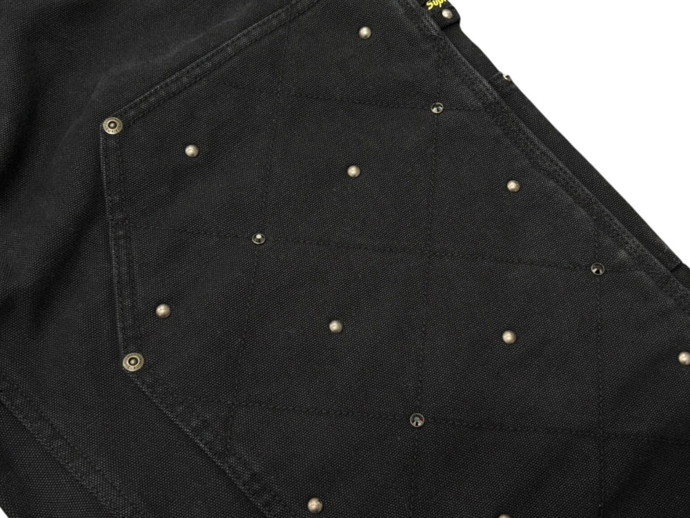 新品未使用 Supreme×b.b. Simon シュプリーム×ビービーサイモン Studded Double Knee Painter Pant ブラック コットン 32 4b008128