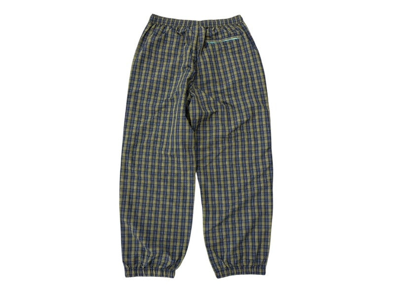 新品未使用 Supreme シュプリーム Warm Up Pant プラッドウォームアップパンツ 25FW ネイビー イエロー ミニチェック柄 サイズM 4b008130