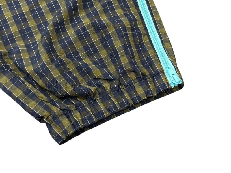 新品未使用 Supreme シュプリーム Warm Up Pant プラッドウォームアップパンツ 25FW ネイビー イエロー ミニチェック柄 サイズM 4b008130