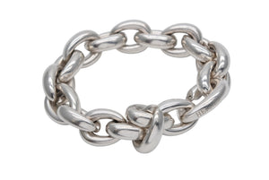 HERMES エルメス Acrobate GM Bracelet 18リンク アクロバットGM ブレスレット 重量約192.1g シルバー925 オーダー品 美品 中古 4a000086