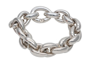 HERMES エルメス Acrobate GM Bracelet 18リンク アクロバットGM ブレスレット 重量約192.1g シルバー925 オーダー品 美品 中古 4a000086