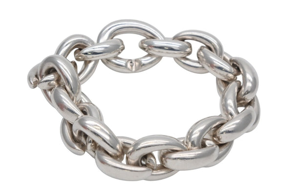 HERMES エルメス Acrobate GM Bracelet 18リンク アクロバットGM ブレスレット 重量約192.1g シルバー925 オーダー品 美品 中古 4a000086