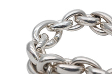 画像をギャラリービューアに読み込む, HERMES エルメス Acrobate GM Bracelet 18リンク アクロバットGM ブレスレット 重量約192.1g シルバー925 オーダー品 美品 中古 4b008136