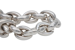 HERMES エルメス Acrobate GM Bracelet 18リンク アクロバットGM ブレスレット 重量約192.1g シルバー925 オーダー品 美品 中古 4a000086