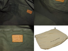 Load image into Gallery viewer, LOUIS VUITTON ルイヴィトン リス ボストンバッグ M95771 カーキ 村上隆 モノグラモフラージュ デニム 08AW 良品 中古 4b005762