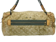 Load image into Gallery viewer, LOUIS VUITTON ルイヴィトン リス ボストンバッグ M95771 カーキ 村上隆 モノグラモフラージュ デニム 08AW 良品 中古 4b005762