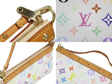 画像をギャラリービューアに読み込む, 極美品 LOUIS VUITTON ルイヴィトン ポシェット アクセソワール アクセサリーポーチ M92649 モノグラム マルチカラー 村上隆 中古 4b008139
