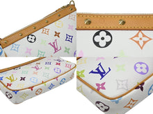 画像をギャラリービューアに読み込む, 極美品 LOUIS VUITTON ルイヴィトン ポシェット アクセソワール アクセサリーポーチ M92649 モノグラム マルチカラー 村上隆 中古 4b008139