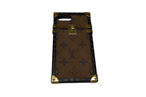 LOUIS VUITTON ルイ・ヴィトン スマホケース M64487 ブラウン モノグラムキャンバス プラスチック BC1137 美品 中古 4b000814