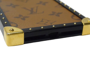 LOUIS VUITTON ルイ・ヴィトン スマホケース M64487 ブラウン モノグラムキャンバス プラスチック BC1137 美品 中古 4b000814