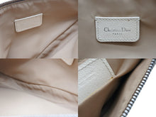 Load image into Gallery viewer, CHRISTIAN DIOR クリスチャンディオール サドルバッグ エンブロイダリー ガリアーノ期 ハンドバッグ ベージュ 良品 中古 4b008141