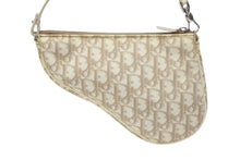 Load image into Gallery viewer, CHRISTIAN DIOR クリスチャンディオール サドルバッグ エンブロイダリー ガリアーノ期 ハンドバッグ ベージュ 良品 中古 4b008141