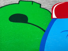 画像をギャラリービューアに読み込む, SlowBucksTv スロウバックスティービー Tシャツ 半袖 グレー グリーン コットン サイズXL 美品 中古 4b008143