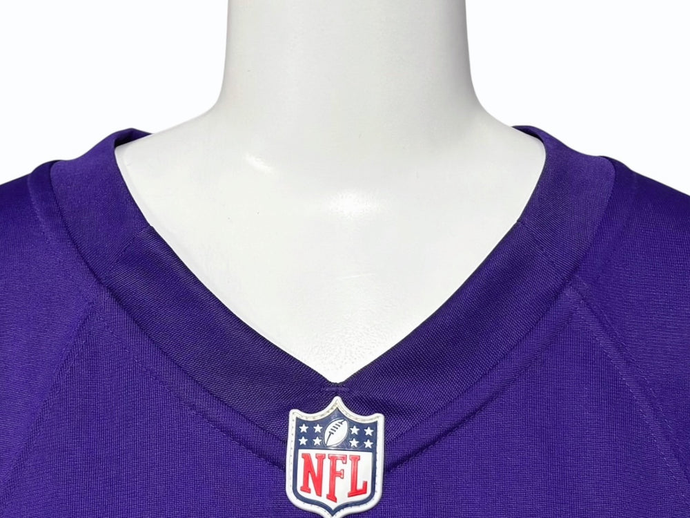 DIPSET HARLEMWORLD NFL NIKE Football Jersey Short Sleeve Shirt Rubber Print Purple Polyester Size M Good Condition Used 4b008146