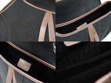 Load image into Gallery viewer, Christian Dior クリスチャンディオール デニム サドルバッグ ワンショルダーバッグ レザー グレー ピンク ジョンガリアーノ期 中古 美品 4b008149