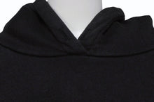 画像をギャラリービューアに読み込む, CHROME HEARTS クロムハーツ オールドモデル スクロールラベルロゴ プルオーバーフーディー パーカー サイズM ブラック 美品 中古 4b008150