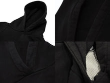 画像をギャラリービューアに読み込む, CHROME HEARTS クロムハーツ オールドモデル スクロールラベルロゴ プルオーバーフーディー パーカー サイズM ブラック 美品 中古 4b008150