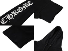 画像をギャラリービューアに読み込む, CHROME HEARTS クロムハーツ BELLA HD PLVR ベラハディッド イニシャル刺繍 ロゴプリント プルオーバーパーカーサイズM ブラック 美品 中古 4b008151